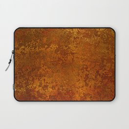 Vintage Copper Rust, Minimalist Art Laptop Sleeve
