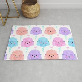 Cotton Candy Dogs Rug