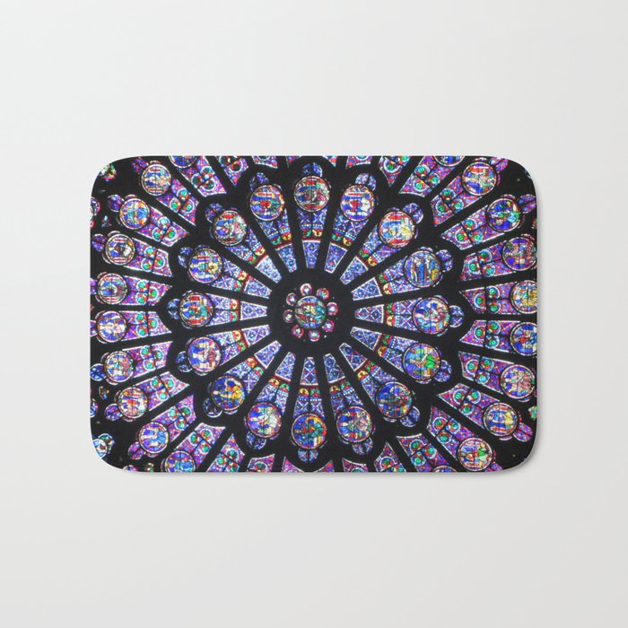stained glass Bath Mat
