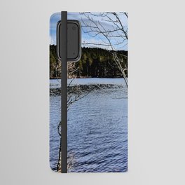 Spring Trees View at Loch an Eilein Android Wallet Case