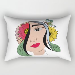 Nature Girl-Beauty Rectangular Pillow