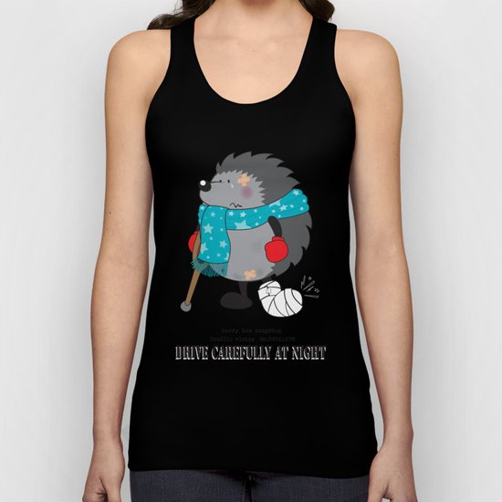 Drive carefully at night Unisex Tank Top
