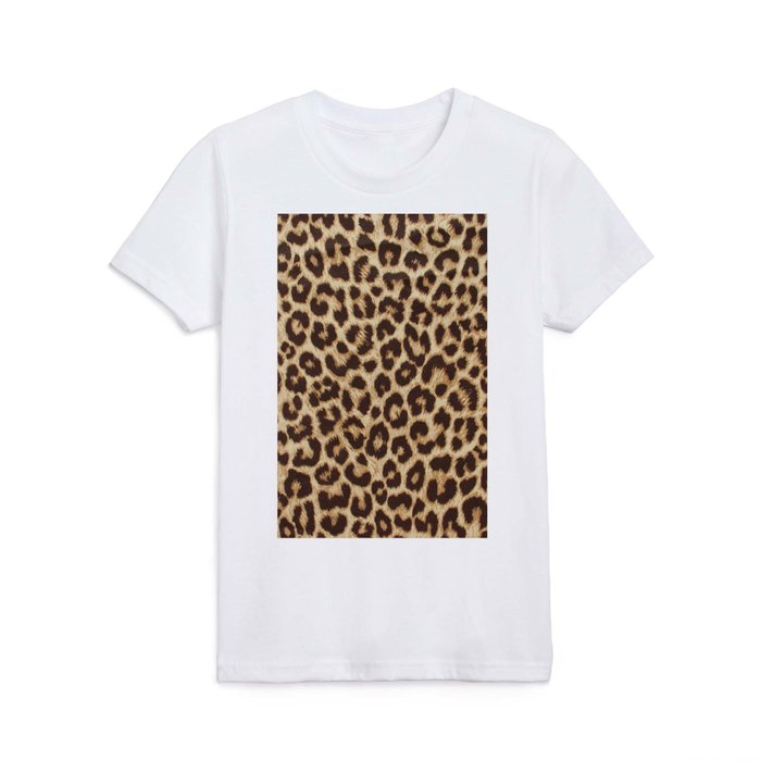 Leopard Print Kids T Shirt