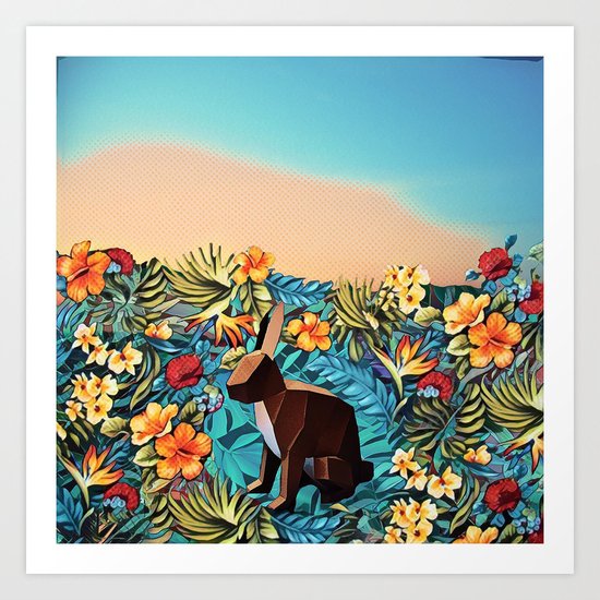 Bunny Art Print