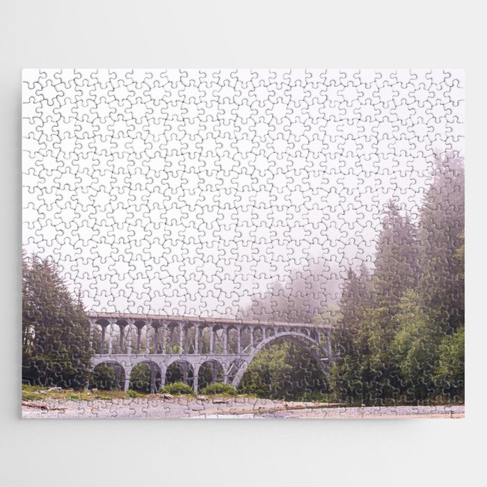 Cape Creek Bridge | Travel Photography | Oregon Coast Jigsaw Puzzle