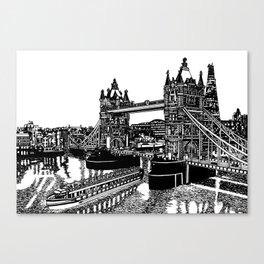 Tower Bridge Day Canvas Print