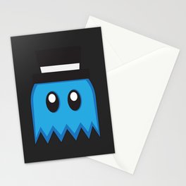 Pac-Men - Inky Ghost - Blue Stationery Card