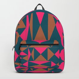 Abstraction_GEOMETRIC_TRIANGLE_MERRY_POP_ART_PATTERN_1130A Backpack