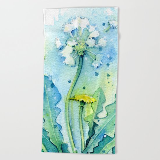 Dandelion Beach Towel
