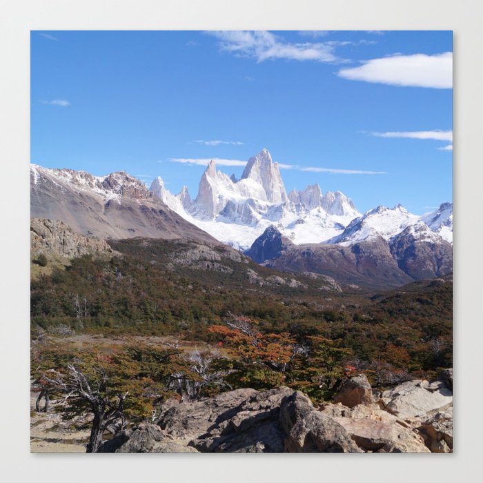 Argentina Photography - Beautiful Scenic Point In The Argentine Mountains Canvas Print