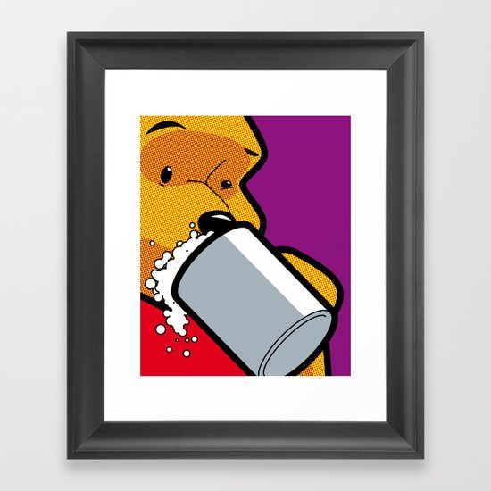 The secret Life of Heroes - Winnie Beer Framed Art Print