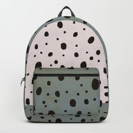 Dalmatian pattern - black dots  Backpack