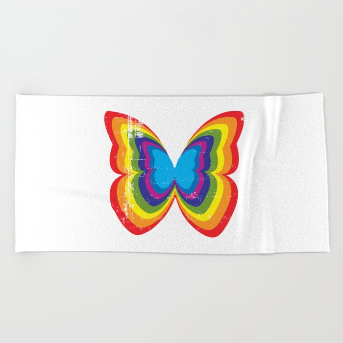 butterfly beach towel