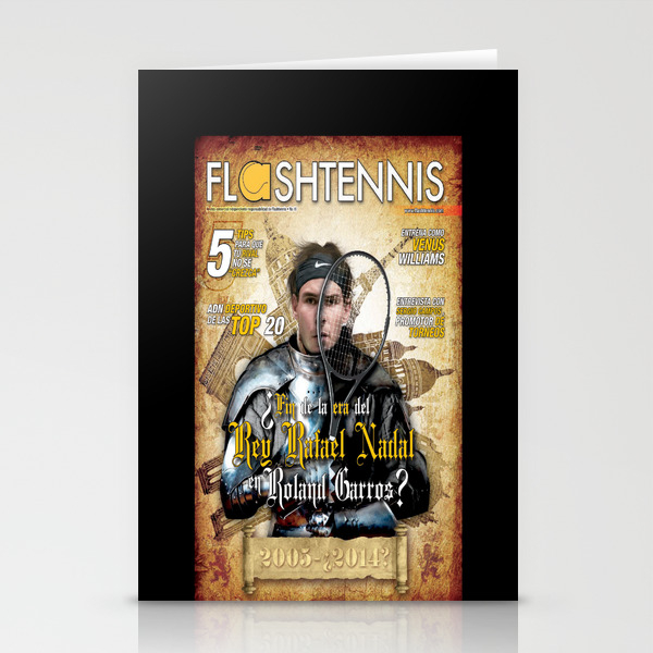 Rafael Nadal In Shinning Armor Stationery Cards By Sportxioma Society6