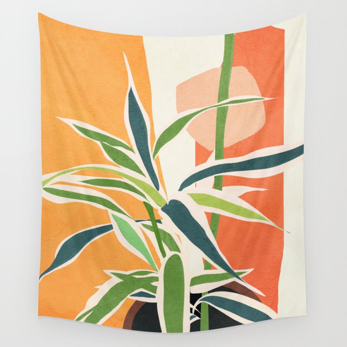 Colorful Branching Out 02 Wall Tapestry