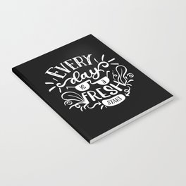 Every Day Is A Fresh Start Motivational Lettering Quote Notebook