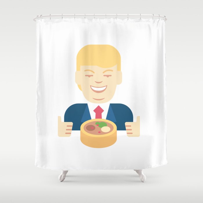 Trumpation - Best Taco Bowl Shower Curtain