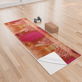 INTERMEDIATE WORLD - autumn - extended version Yoga Towel