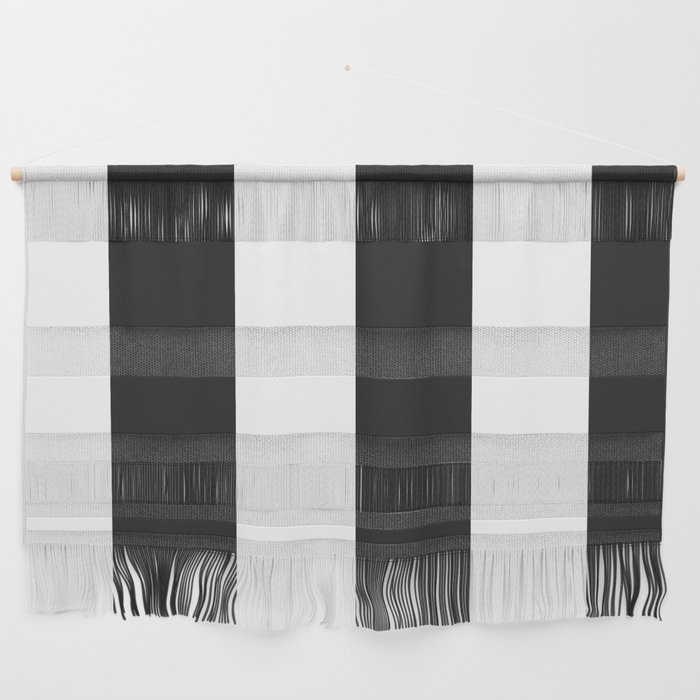 Black and white stripe pattern Wall Hanging