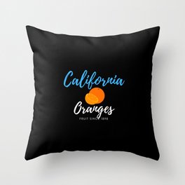 California Oranges Throw Pillow
