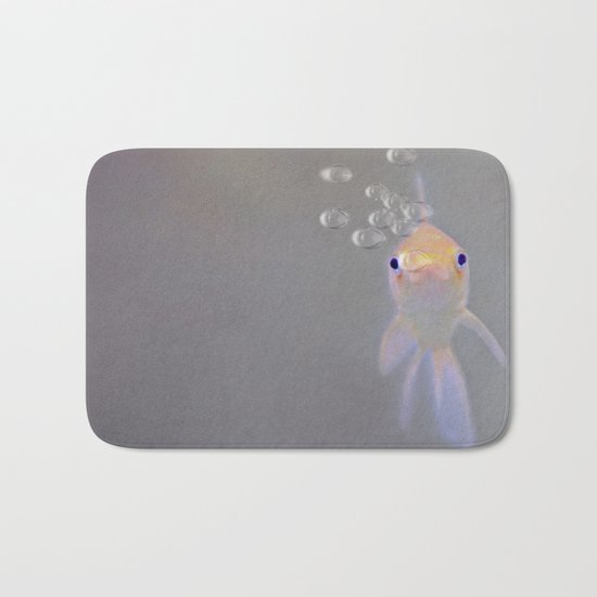 You looking at me, fishy? Bath Mat