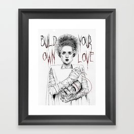 Build your own love Framed Art Print