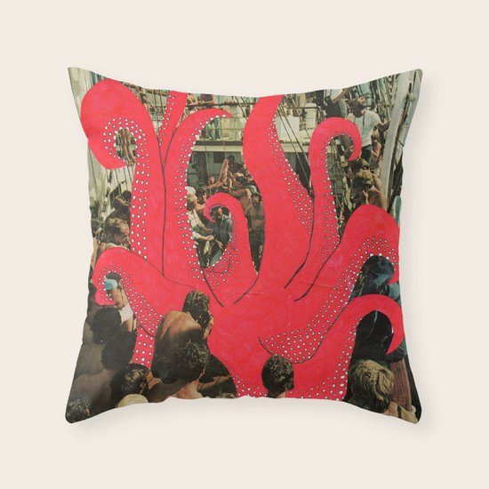 Squids Throw Pillow