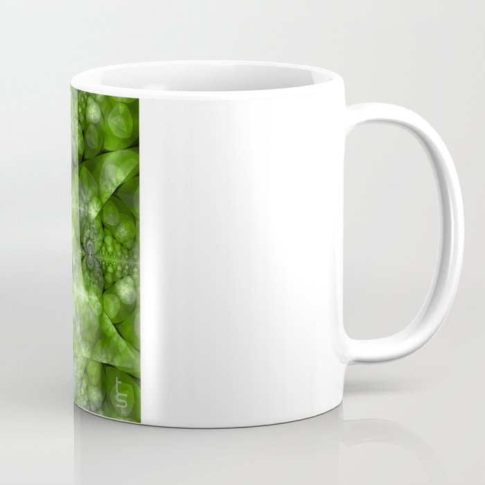 Fractal Imagination I - Emerald Coffee Mug
