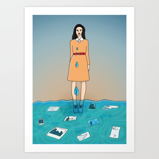 Sadness Art Print
