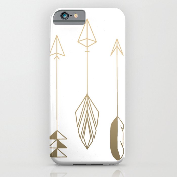 Be Brave Little Arrow (gold) iPhone Case