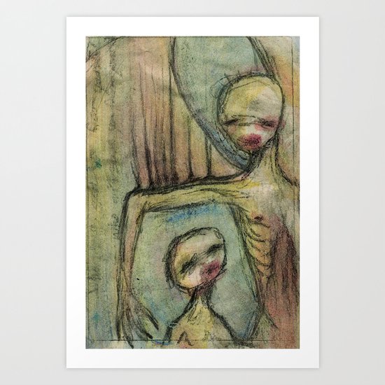 under my wing Art Print