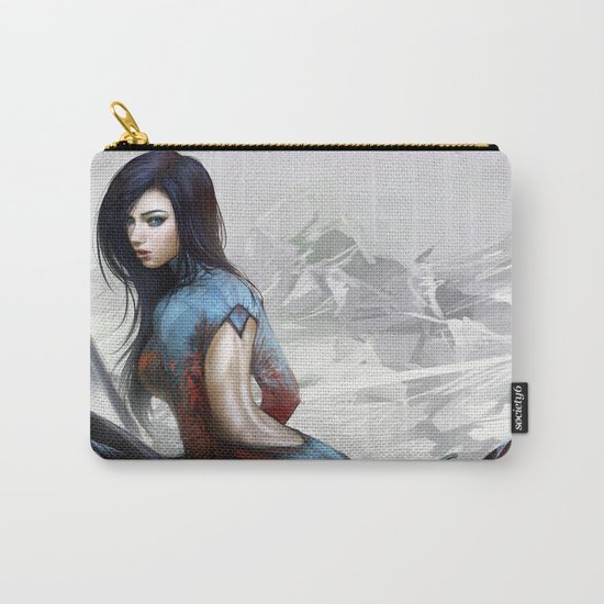 Huh... Hot girl on motorcycle Carry-All Pouch