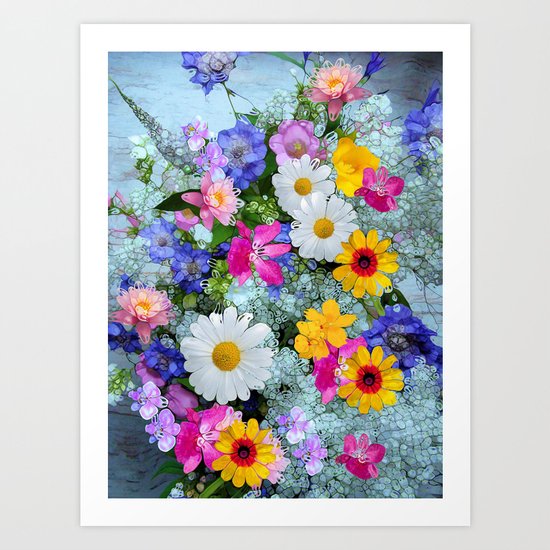 Fresh Flowers Art Print
