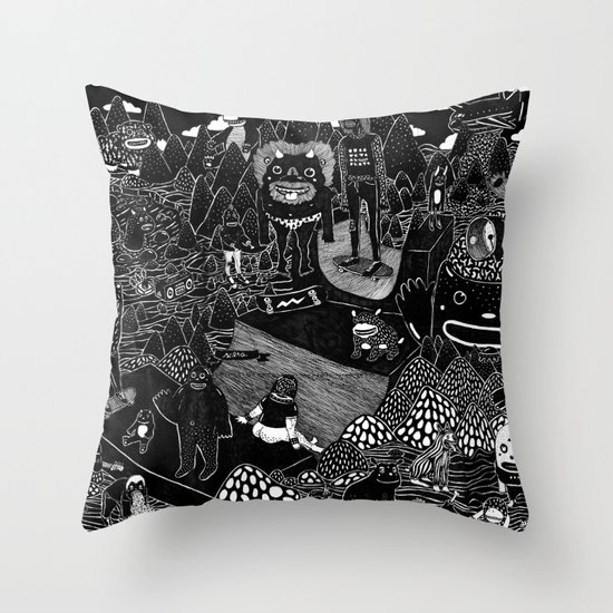 vacaciones Throw Pillow