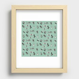 Insects pattern Recessed Framed Print