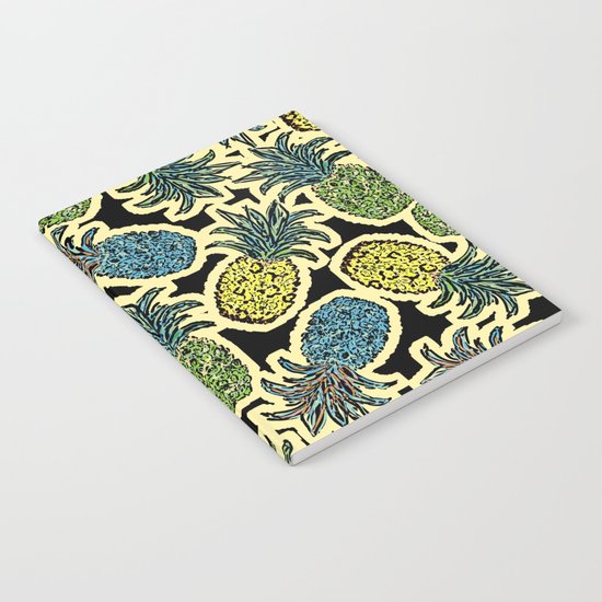 Pineapple Pandemonium - Retro Tones Notebook