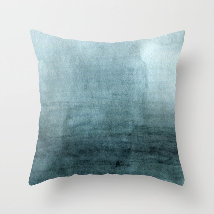 Teal textured outlet throw pillow