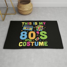 This Is My 80s Costume Retro Area & Throw Rug