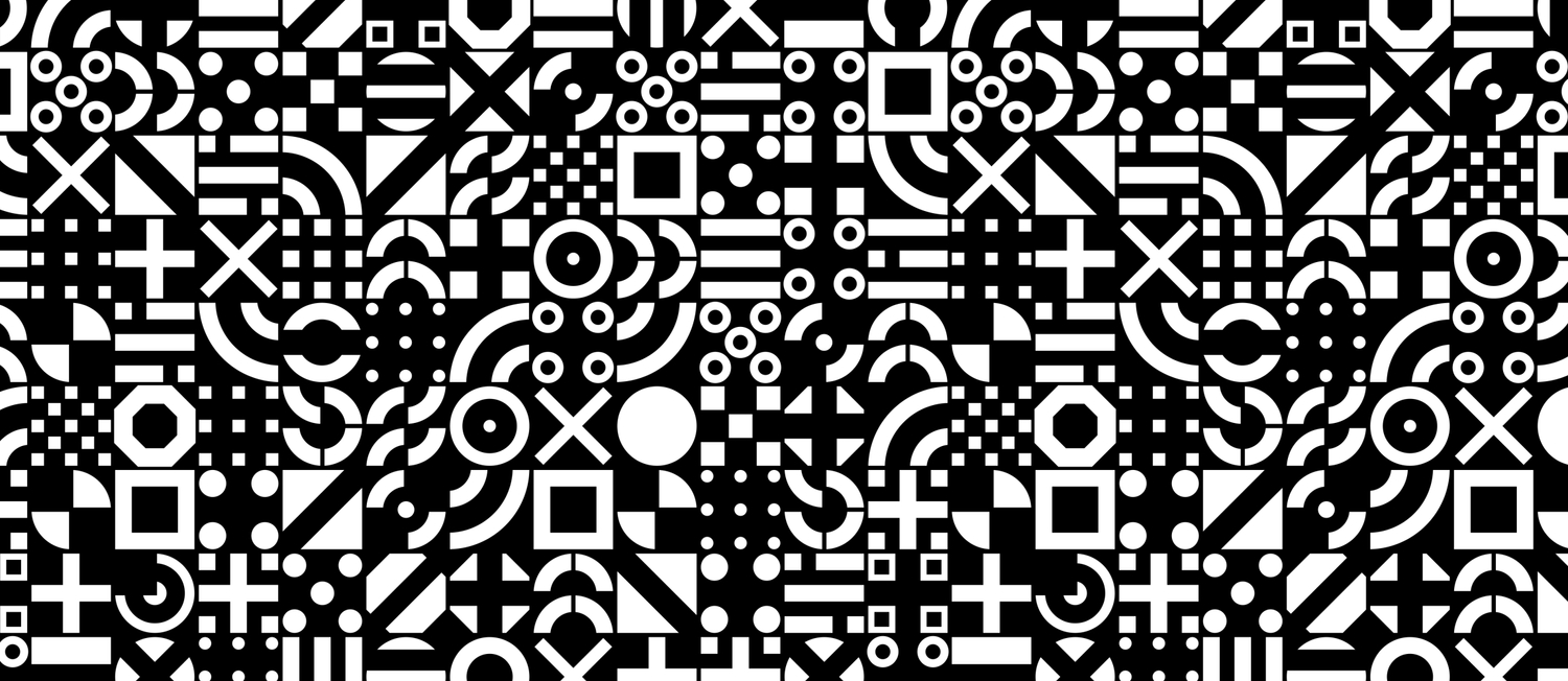 Black And White Irregular Geometric Pattern Print Design Coffee Mug By Arseny Samolevsky Society6
