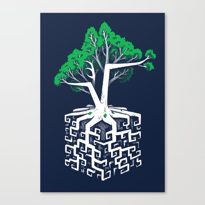 Cube Root Canvas Print