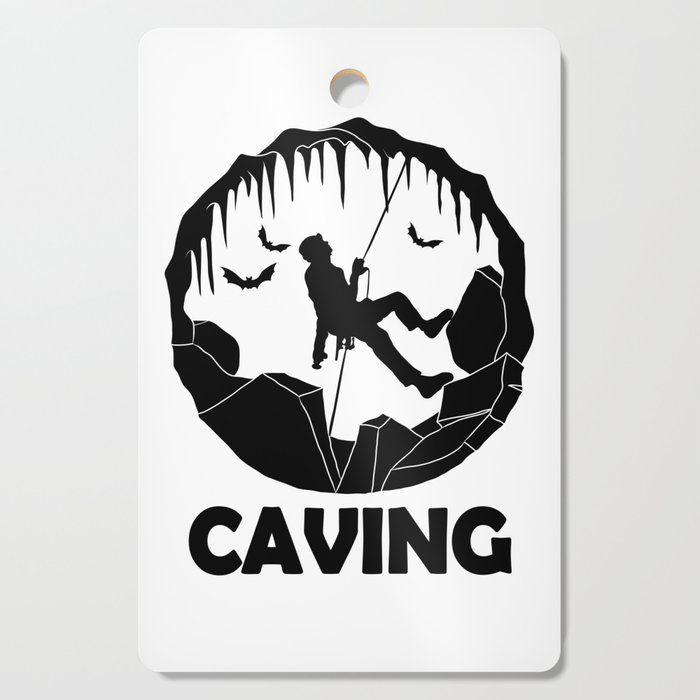 Caving - Spelunking Speleology  Cutting Board