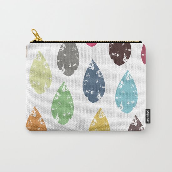 Colorful leaf Carry-All Pouch