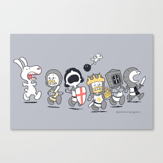 Run away! Run away! Canvas Print