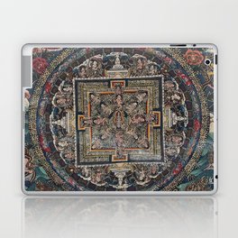 Avalokiteshvara Mandala Buddhist Thangka Art Laptop Skin