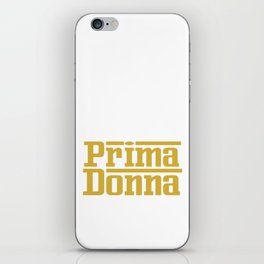 Prima Donna Gold iPhone Skin