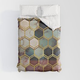 RUGGED MARBLE Duvet Cover