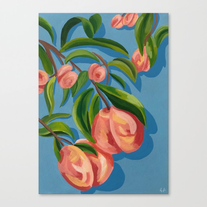 Georgia Peaches Canvas Print
