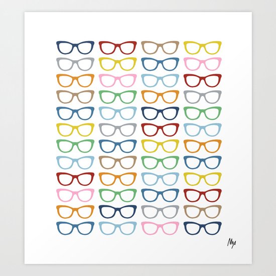 Glasses #2 Art Print