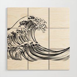 Japanese style whave art Wood Wall Art