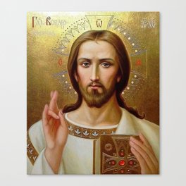 Jesus Christ icon Canvas Print